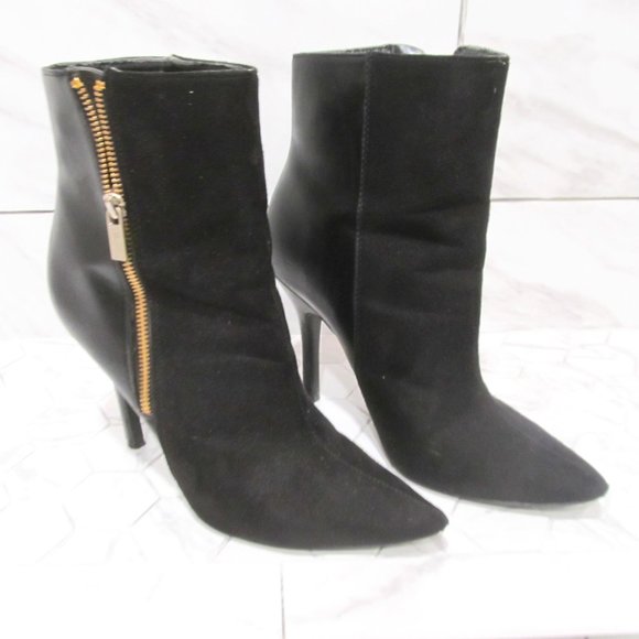 Jennifer Lopez Half Boots with Zipper on Sides - Picture 2 of 16